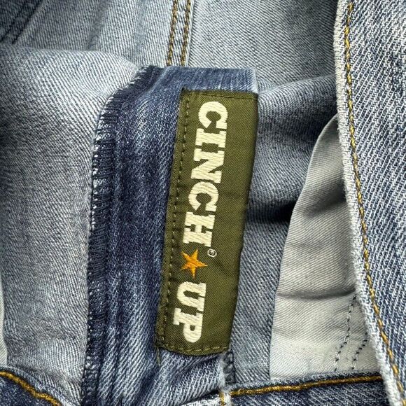 Cinch Jeans Mens 36x36 Original Fit Distressed MB90530 002 Western Green Label - Picture 5 of 12